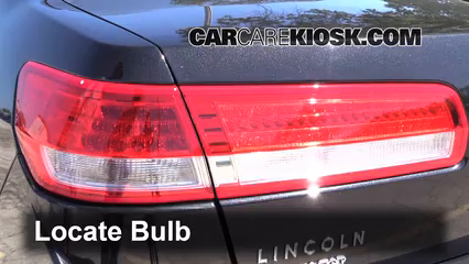 2011 Lincoln MKZ 3.5L V6 Éclairage Feu stop (remplacer ampoule)